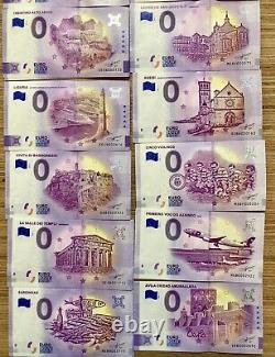 0 Euro Souvenir Banknote 34 designs Total 175pcs Ebay Reseller Pack 4