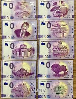 0 Euro Souvenir Banknote 34 designs Total 175pcs Ebay Reseller Pack 4