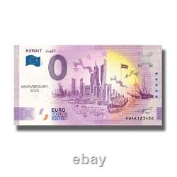 0 Euro Souvenir Banknote Anniversary Kuwait Oman Bahrain Set of3 Souvenirscheine