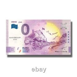 0 Euro Souvenir Banknote Anniversary Kuwait Oman Bahrain Set of3 Souvenirscheine