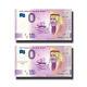 0 Euro Souvenir Banknote Set Of2 King Sabah Al Salim Al Sabah Kuwait Kwab 2022-1