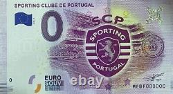 0 Euro Souvenir Sporting Clube de Portugal Serial Number MEBF 000000