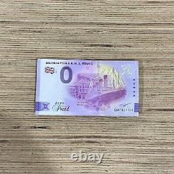 0 Zero Euro Pound Banknote Bundle x100 Titanic 110th Anniversary GBAF 2021-1