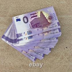 0 Zero Euro Souvenir Banknote Bundle x100 Iraq IQAG 2022-1