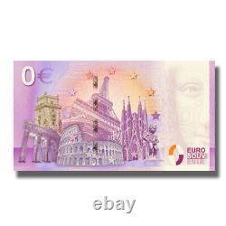 0 Zero Euro Souvenir Banknote Bundle x100 Specimen 2020 Gold #000601-700