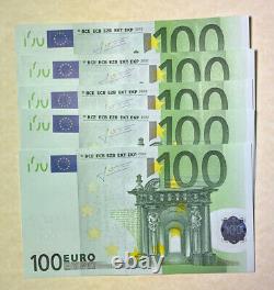 100 euro banknote 2002, Austria, Trichet sign