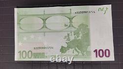 100 euro banknote 2002 FIRST SERIES ITALY UN CIRCULATED MINT