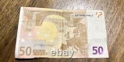 2 2002 Germany 50 Euro Banknote P-4x. 1 Duisenberg Sig XF