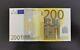200 Euro Banknote Bill European Union / 200 Euros Prefix (x) Jean-claude Trichet