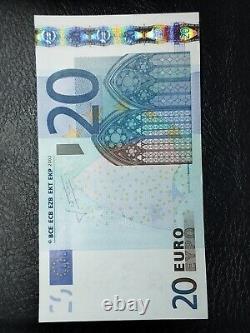 2002 European Union 20 Euro Uncirculated Banknote rare EU Euro Currency EUR Bill