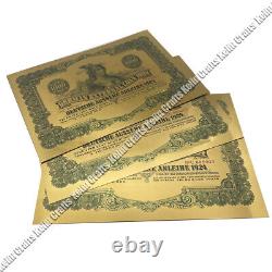 200pcs 1924 germany bonds for collection $1000 dollars gold foil euro banknote