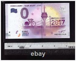 2017 GERMANY Souvenir Banknote 0 Euro Dusseldorf, Nice LOW No. Ltd 5000 UNC