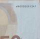2017 Germany 50 Euro Banknote With Very Low S. N Extremely Rare