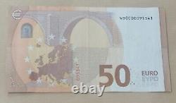 2017 Germany 50 euro Banknote with very low S. N Extremely Rare