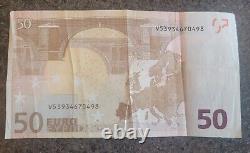 50 Euro Bank Note 2002 Fifty Euros BCE ECB EZB EKT EKP European Union