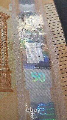 50 euro banknote RARE CL. Legarde