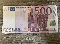 500 EURO 100% AUTHENTIC Cir Banknote. Single 500 Euros note Circulated