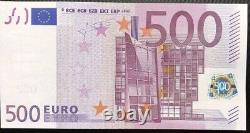 500 Euro 2002 ND Banknote circulated. Single 500 Euros Bill. Cir Banknote