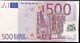 500 Euro 2002 Nd Banknote Circulated. Single 500 Euros Bill. Cir Banknote