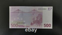 500 Euro Banknote Bill European Union / 500 euros prefix (X) Jean-Claude Trichet