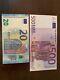 500 Euro Banknote 2002 Series. 500 + 20 Euro Cir. Banknotes. 520 Euros Total. H