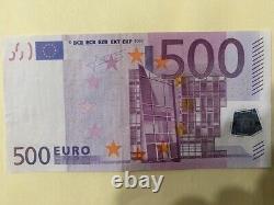 500 euro banknote uncirculated 2002