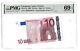 69 Epq Pmg 10 Euro 2002 Greece Eu Banknote Sign. J. C. Trichet Prefix Y # Zzz9y