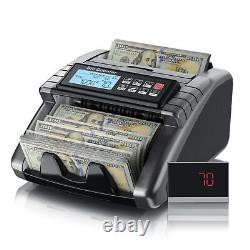 AL1000 Money Counter Machine With Value Counting, Support Dollar and Euro, UV