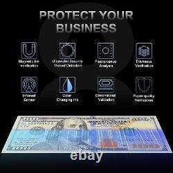 AL1000 Money Counter Machine With Value Counting, Support Dollar and Euro, UV