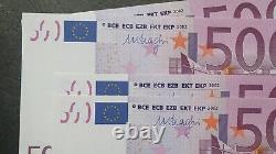 AUSTRIA 500 Euro 2002 N-serie, Draghi, UNC