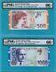 Austria (pre Euro) 500 & 1000 Schilling 1997 P154, P155 Unc Pmg Gem66epq