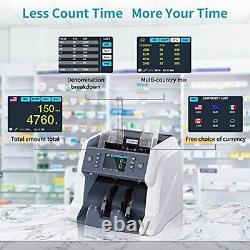 BC-40 Mixed Denomination Money Counter Machine, Value Counting Bill Counter