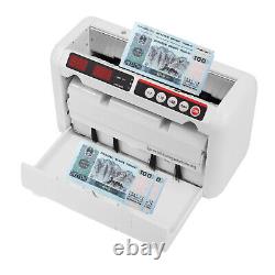 Bill Counter Money Cash Counting Machine Portable Rechargeable UV Detection New