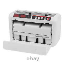 Bill Counter Money Cash Counting Machine Portable Rechargeable UV Detection New