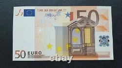 CYPRUS 50 Euro 2002 G-serie, Draghi Sign, aUNC, R049