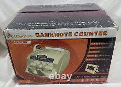 Carnation CR2323 Electric Bill Cash Counter UV IR MG Detection USD EURO CAD MEX