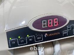 Carnation CR2323 Electric Bill Cash Counter UV IR MG Detection USD EURO CAD MEX