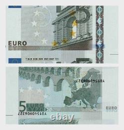 ECB BCE Euro Banknote Greece 2002 5 ERROR RARE UNC #ED3706