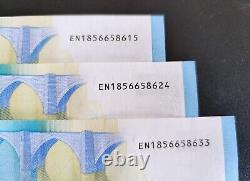 EUROPEAN UNION 20 Euro 2015 UNC? Banknotes with consecutive serial # SELDOM