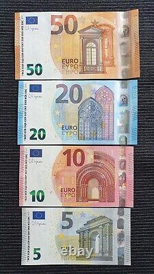 EUROPEAN UNION 50 20 10 & 5 Euro Euros Lagarde x 4 UNC Banknote Set