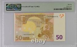 EUROPEAN UNION / IRELAND 50 Euro 2002 T-serie, Duisenberg Sign, PMG 66