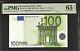 European Union, Italy 2002 100 Euro, P 12 S, Unc Pmg 65 Epq
