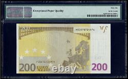 EUROPEAN UNION, NETHERLANDS 2002 200 EURO. SIGN. DUISENBERG. PMG-66EPQ. PICK-6p