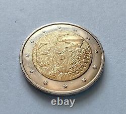 Error! Germany 2 Euro 2022 D Erasmus. Minting errors on both sides! UC#106