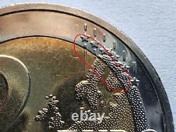 Error! Germany 2 Euro 2022 D Erasmus. Minting errors on both sides! UC#106