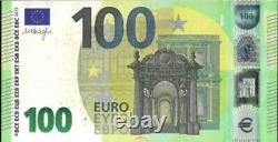 Euro 100 Euro 2019 Draghi Sign. Single One Hundred UNC Banknote