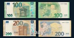 Euro Banknotes 2019 2 Banknotes 100 & 200 UNC