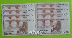 European Union 10 Euro 2002 P2l, 2n, 2s, 2t, 2u, 2v, 2x2, 2z UNC