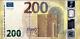 European Union 2019 200 Euro Uncirculated. 200 Euro Banknote Unc