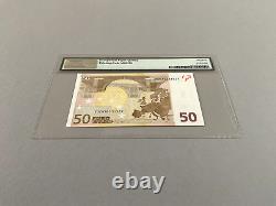 European Union 50 Euros P-4v 2002 PMG 64 EPQ